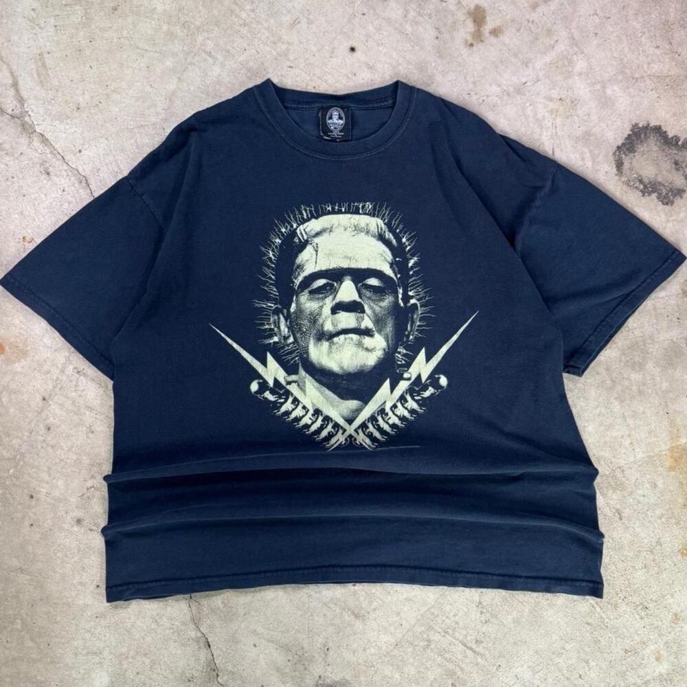Frankenstein monster Frankenstein Bolts Mens XL Shirt Black rock rebel Horror